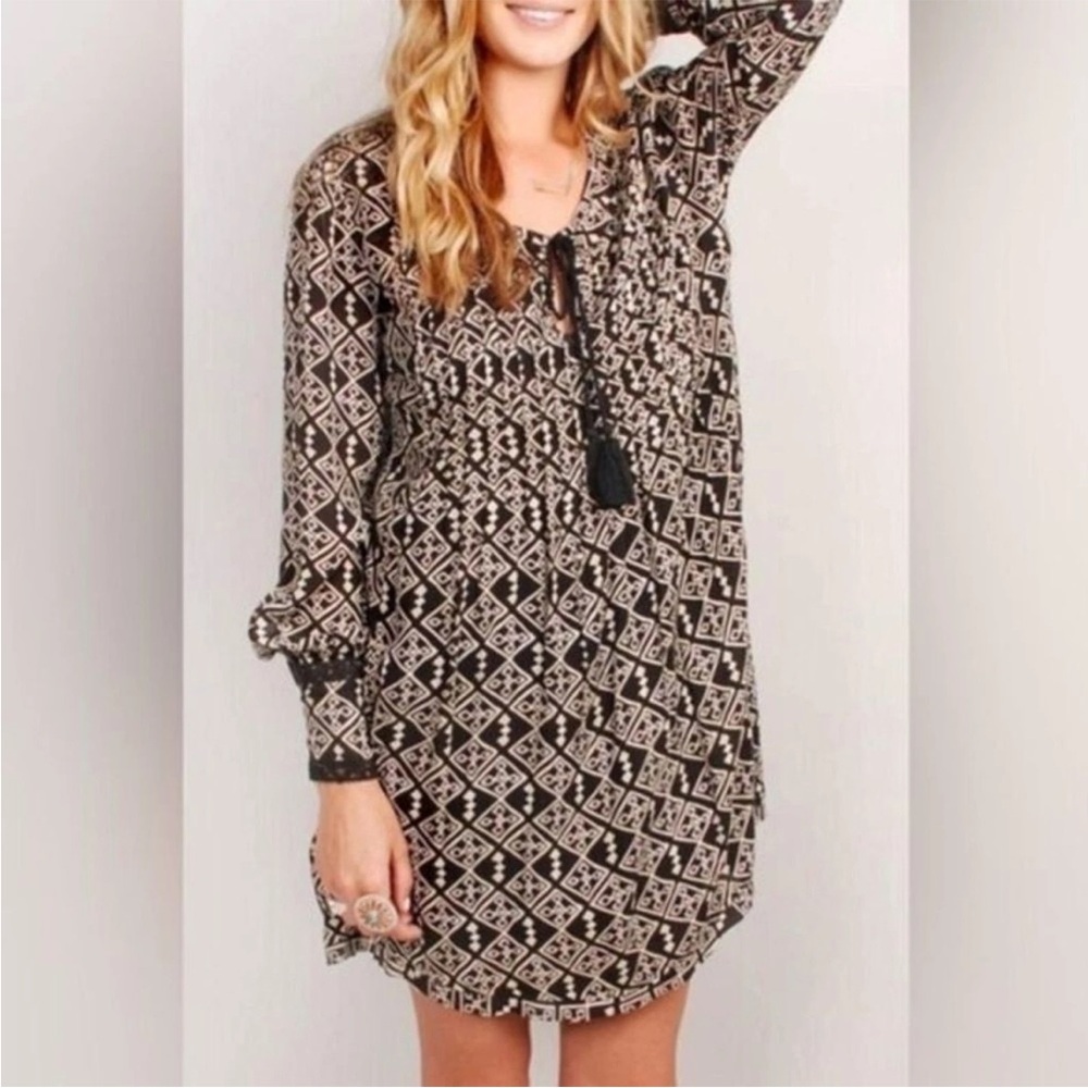 Free People Marlow Pintuck Pleat Mini Dress